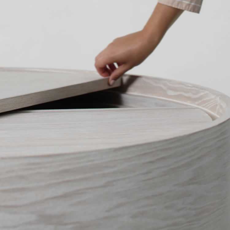 Volume Round Storage Drum Coffee Table (36") West Elm