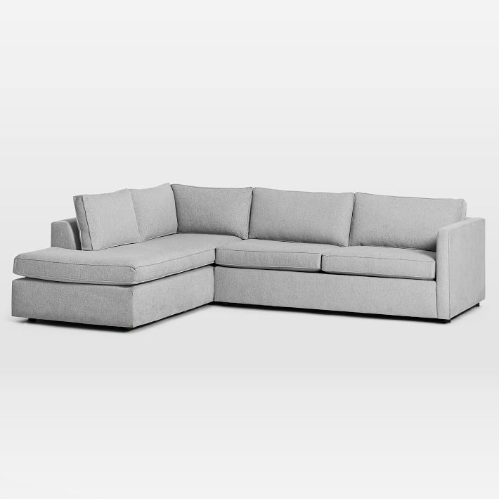 West elm harris 2 piece terminal store chaise sectional