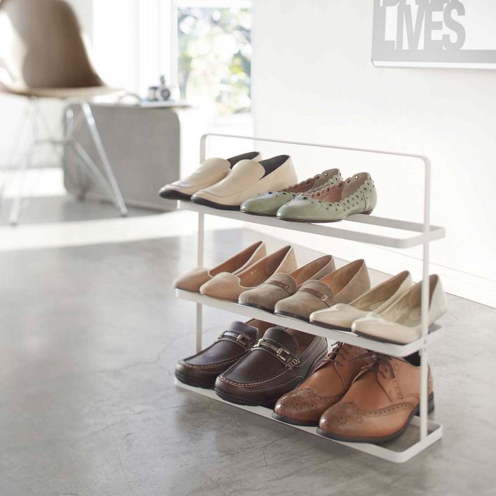 Wide best sale shoe shelf