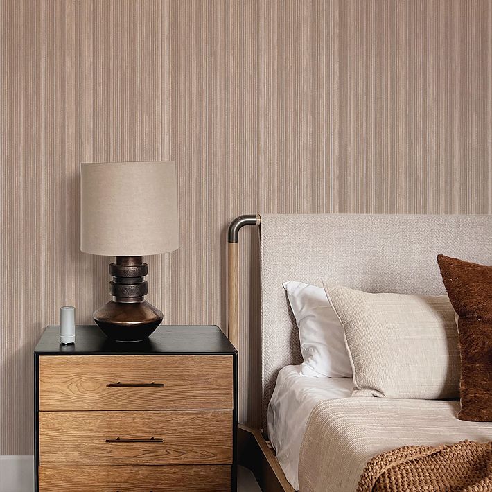 Grasscloth Peel & Stick Wallpaper West Elm