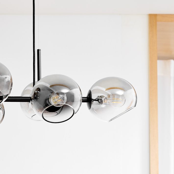 West elm staggered glass on sale chandelier