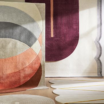 Curves Scalloped Rug | West Elm