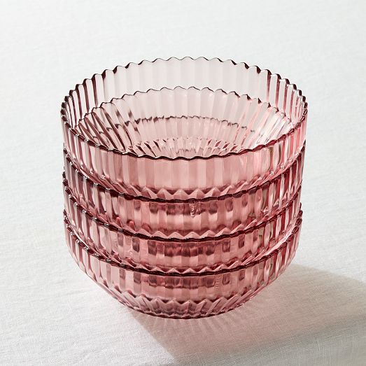 Archie Glass Cereal Bowls (Set of 4) | West Elm