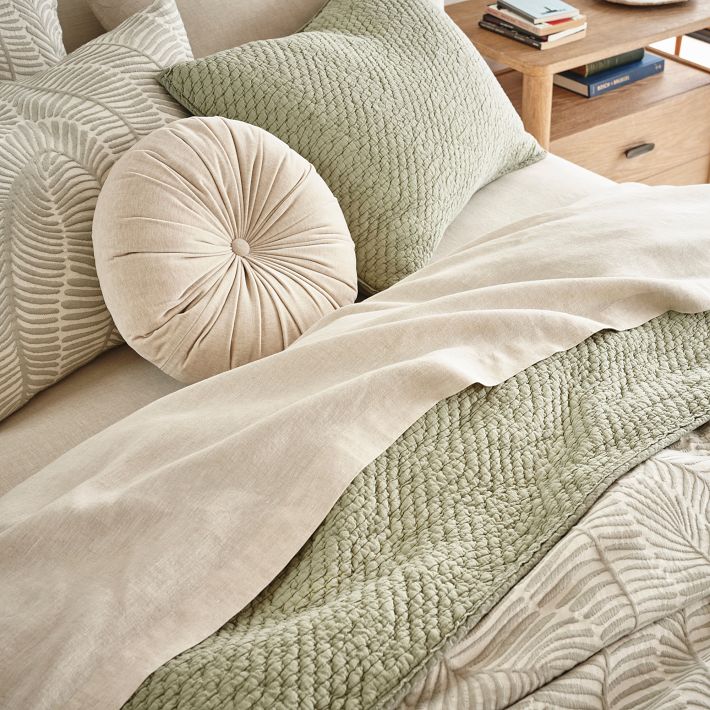 Trailing Fern Matelasse Duvet Cover & Shams