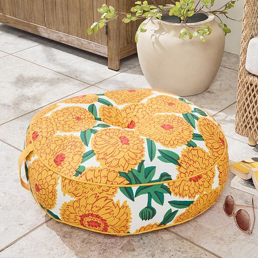 Marimekko Primavera Indoor/Outdoor Floor Cushion | West Elm