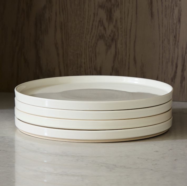 Straight-Sided Stoneware Dinner Plate Sets