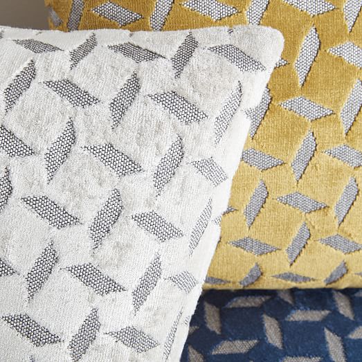 Pinwheel Jacquard Velvet Pillow Covers West Elm