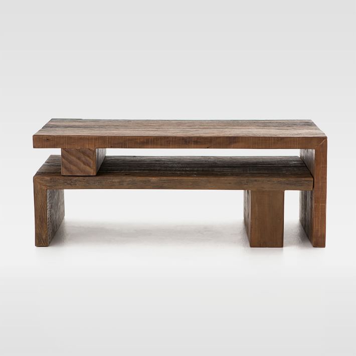 Peroba Nesting Coffee Table Modern Living Room Furniture West Elm