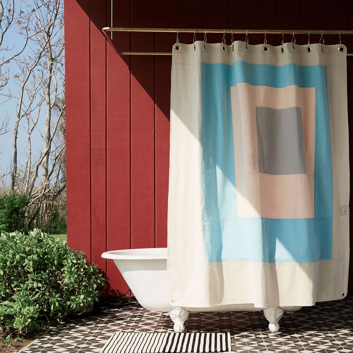 Quiet Town Marfa Shower Curtain Hesse West Elm