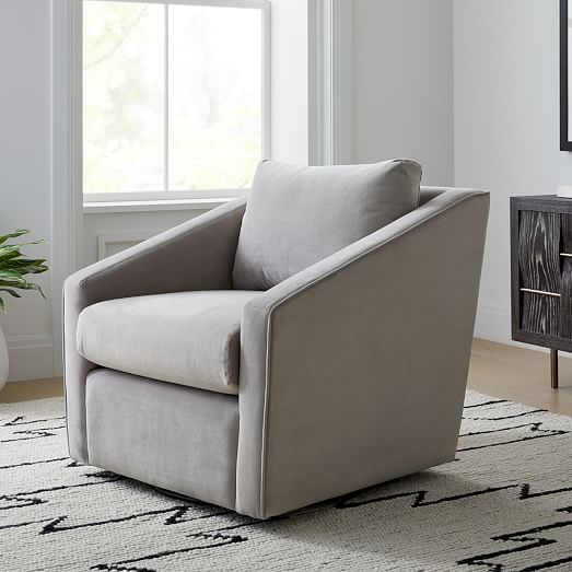 Tessa Deco Swivel Chair | West Elm