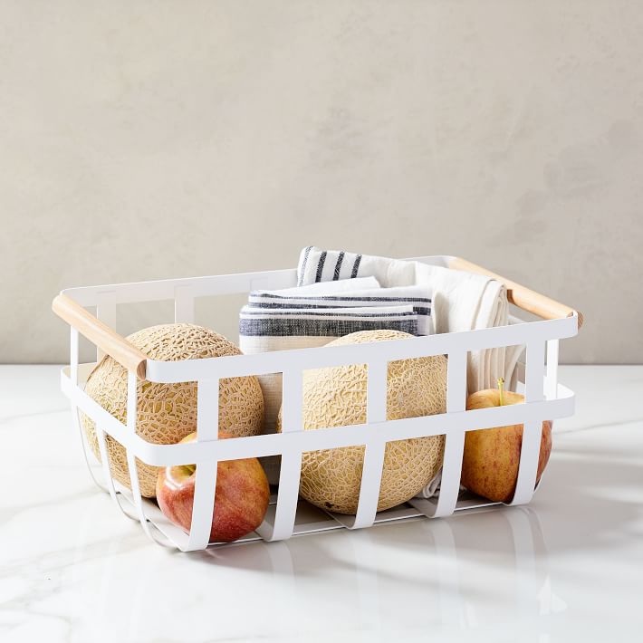 Yamazaki Dual Handle Storage Basket West Elm