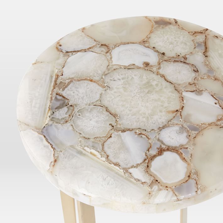 West elm store agate side table