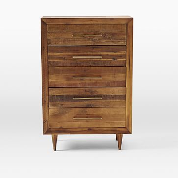 Alexa Reclaimed Wood 5-Drawer Dresser (34