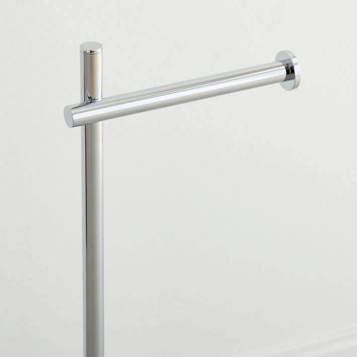 Freestanding Extra Large Toilet Paper Holder (Stainless Steel Finish)