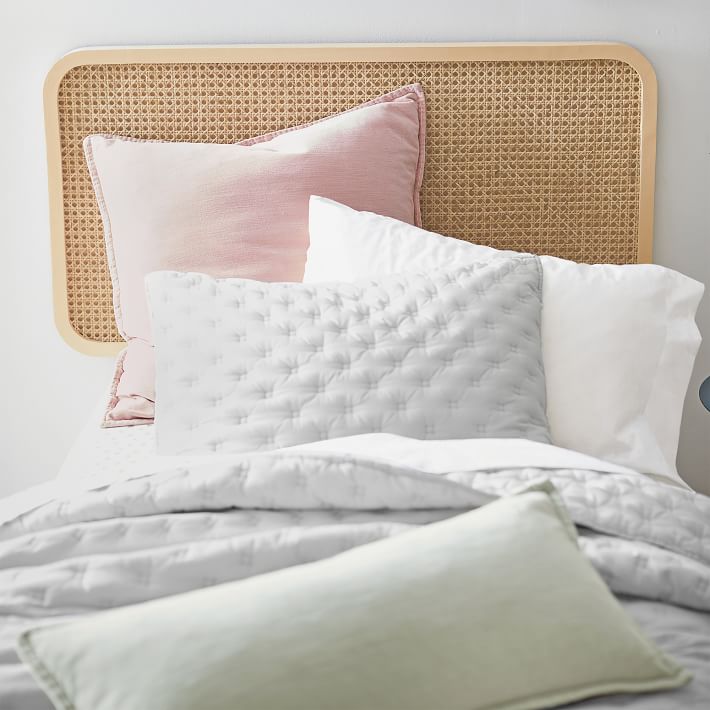 Washed Cotton Velvet Pillow Cover West Elm