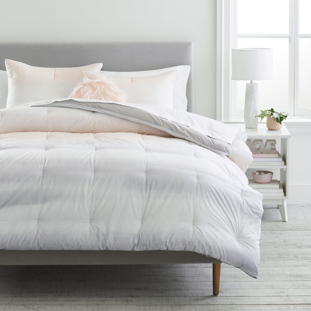 West elm clearance white comforter