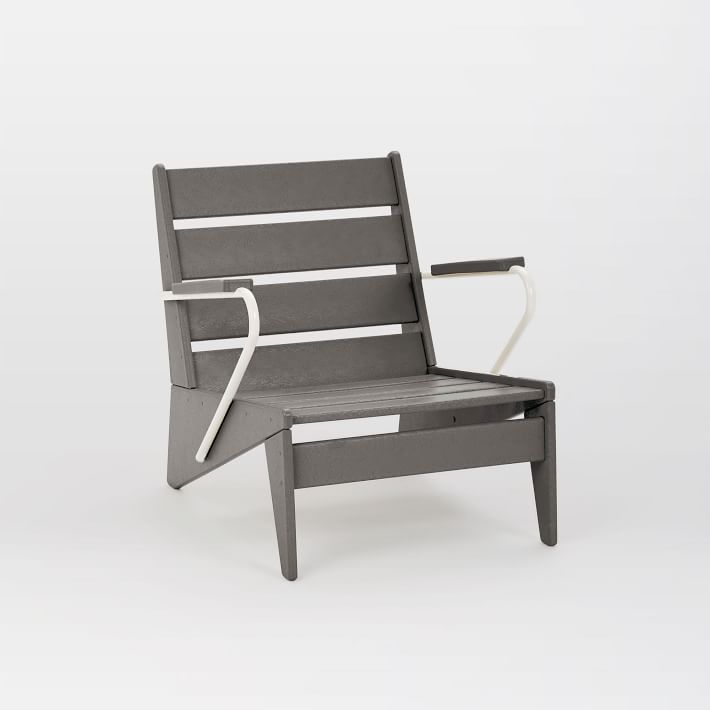 Modern Adirondack Lounge Chair West Elm   Modern Adirondack Lounge Chair O 