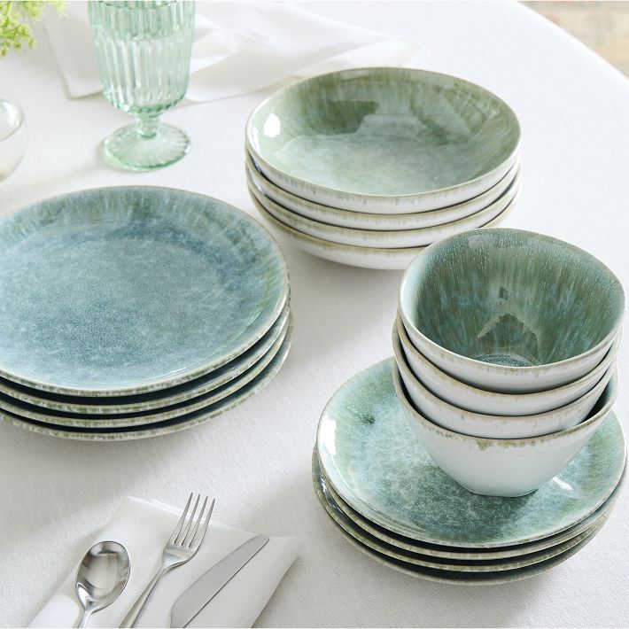 Glass Display Plate Tableware, Glass Plates Kitchen Set