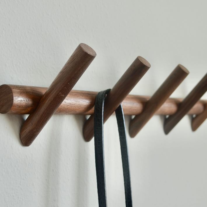 Modern Home by Bellver 5-Hook Coat Rack | West Elm