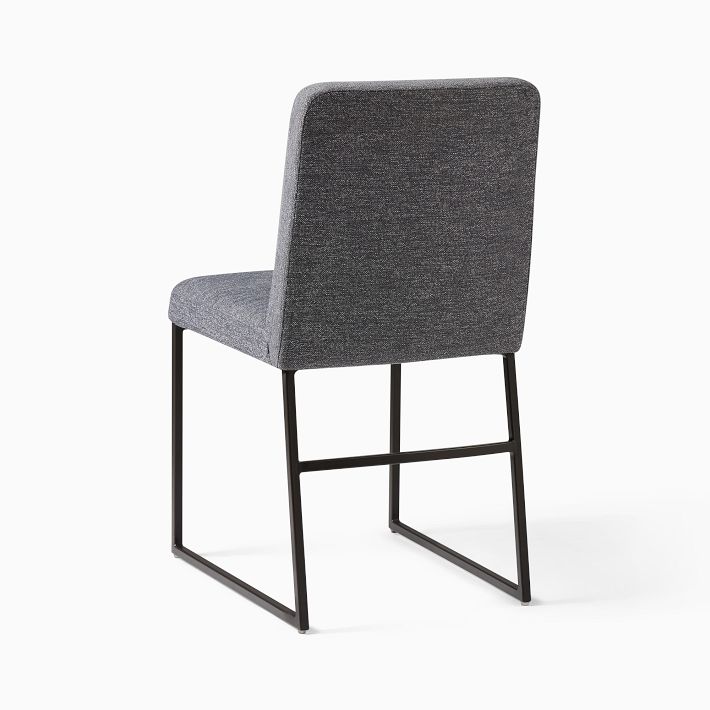 Black velvet chair online the range