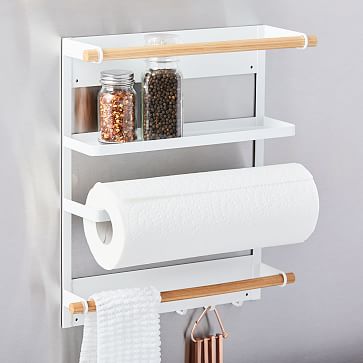 Yamazaki Magnetic Kitchen Organization Rack West Elm