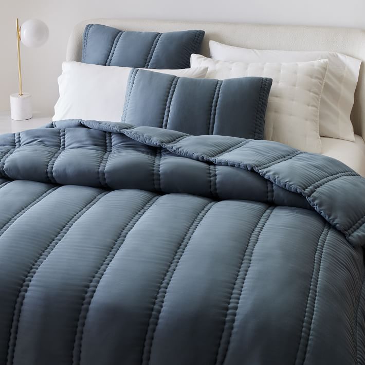Silky TENCEL™ Plush Comforter & Shams West Elm
