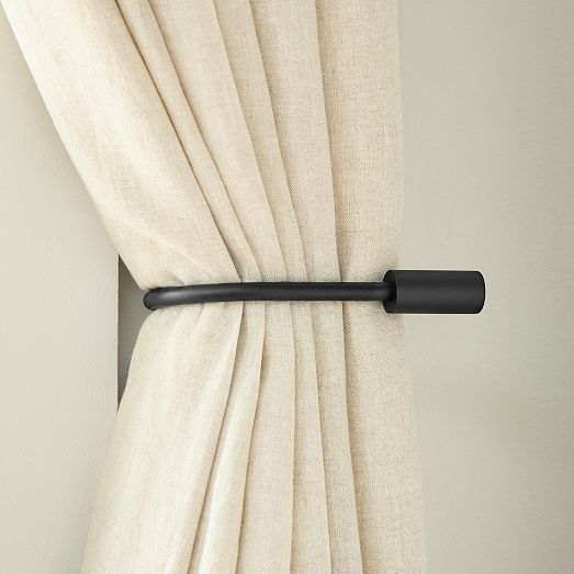 Oversized Curtain Rod Tiebacks West Elm