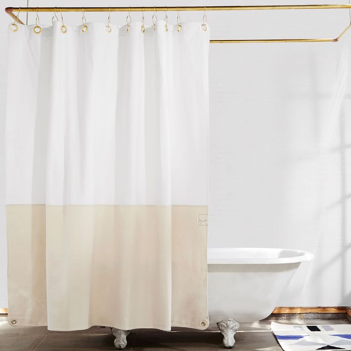 Quiet Town Orient Shower Curtain Sand West Elm