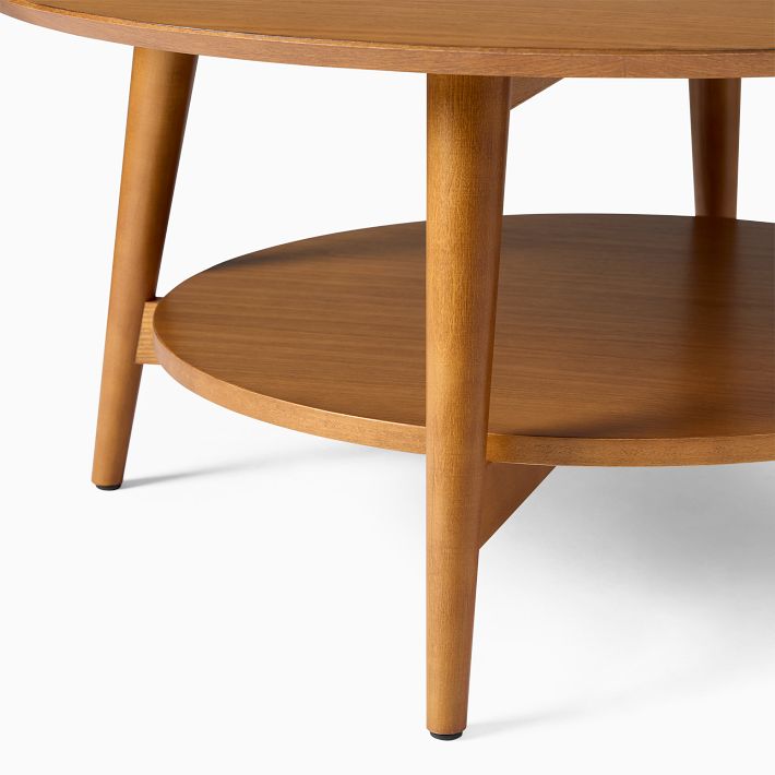 Mid-Century Round Coffee Table (36–48)