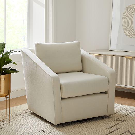 Tessa Deco Swivel Chair | West Elm