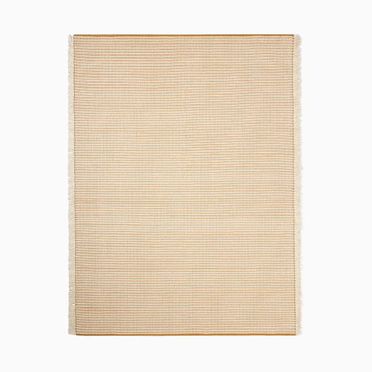 Mini Grid Fringe Rug West Elm