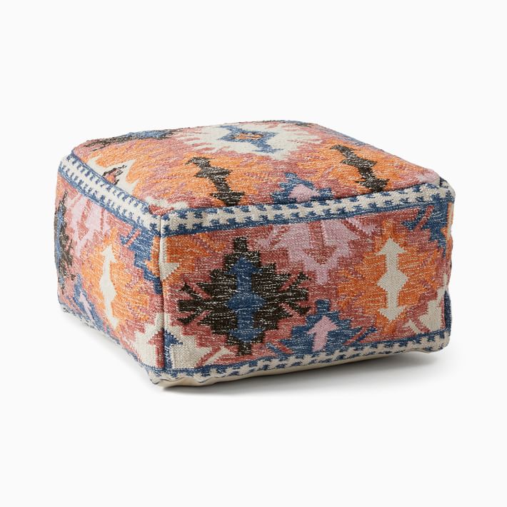 West Elm Framed Arrows Pouf