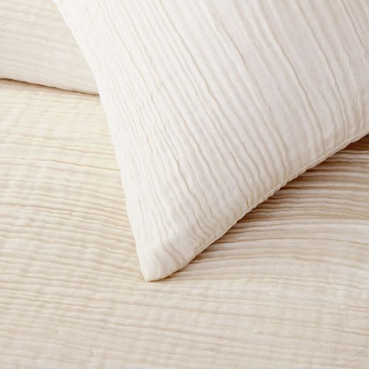 Dreamy Gauze Cotton Duvet Cover & Shams West Elm