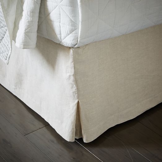 European Flax Linen Bed Skirt West Elm