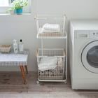 Yamazaki Tosca Laundry Basket Wagon West Elm