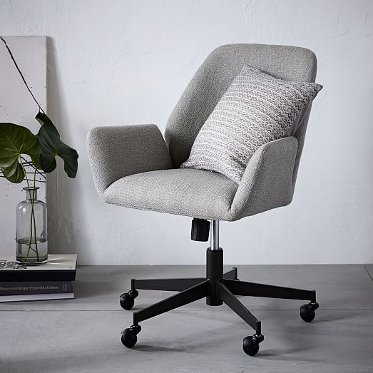 Aluna Upholstered Office Chair West Elm