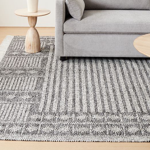 Diamond Brim Outdoor Rug West Elm
