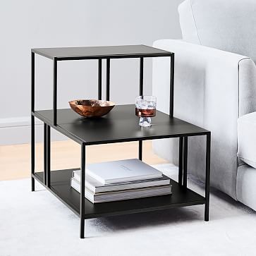 West elm profile on sale console table black