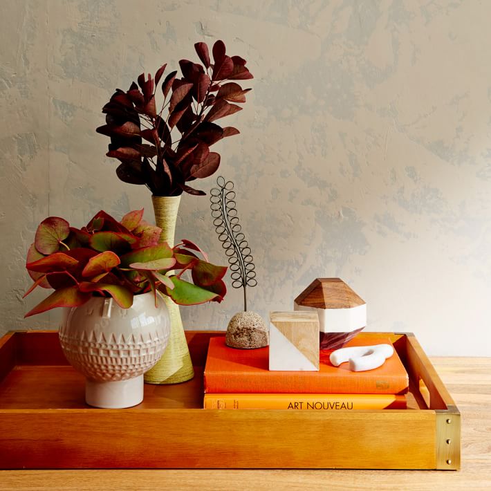 Marble + Wood Geometric Objects, Decorative Accents West Elm