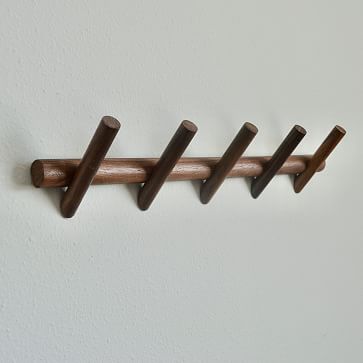 Modern Home by Bellver 5-Hook Coat Rack | West Elm