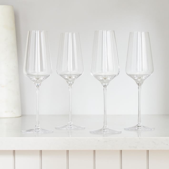 Starlight Lead-Free Crystal Champagne Glass Sets