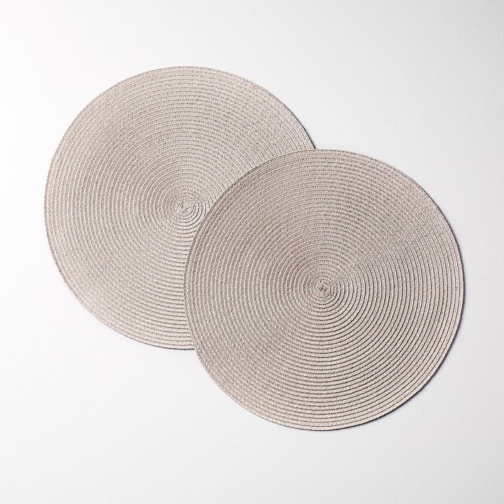Round Woven Placemats - West Elm