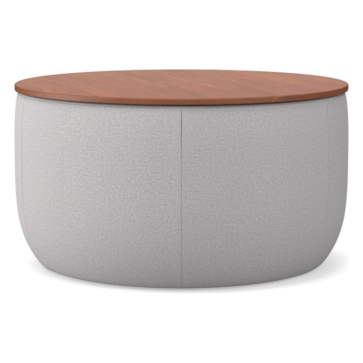 West elm store round ottoman