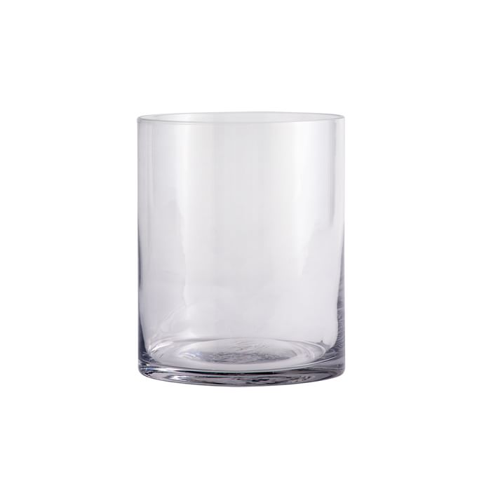 Simple Glass Candleholder - Short (7.75" H)