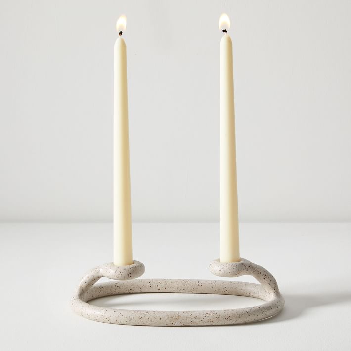 SIN Duo Candlestick Holder (White)