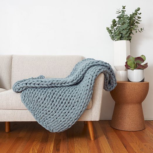 Bearaby TENCEL™ Napper Weighted Blanket West Elm