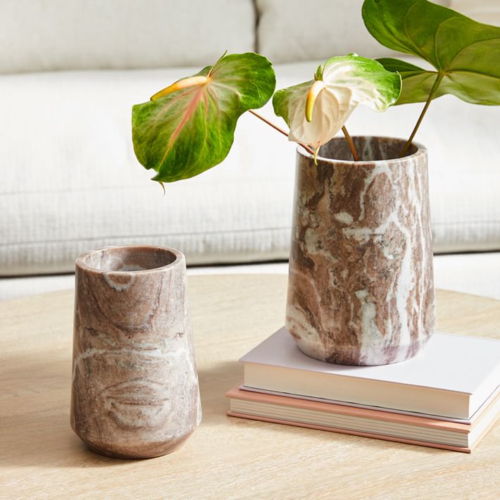Pink Marble Vases West Elm