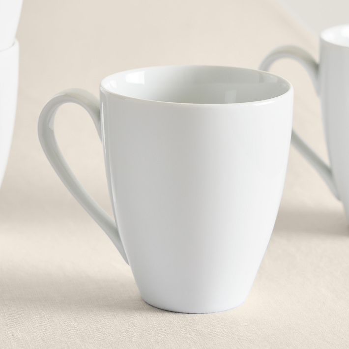 Casafina Modern Classic Ceramic Mugs, Set of 4