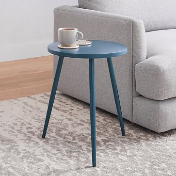 Mitzi side store table petrol blue