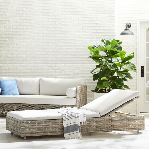 Urban Outdoor Chaise Lounge West Elm